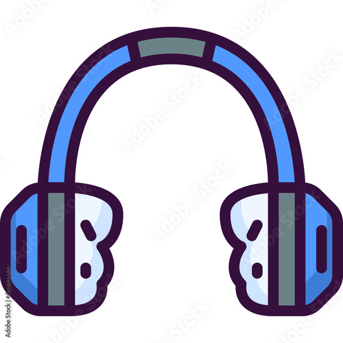 earmuffs line icon