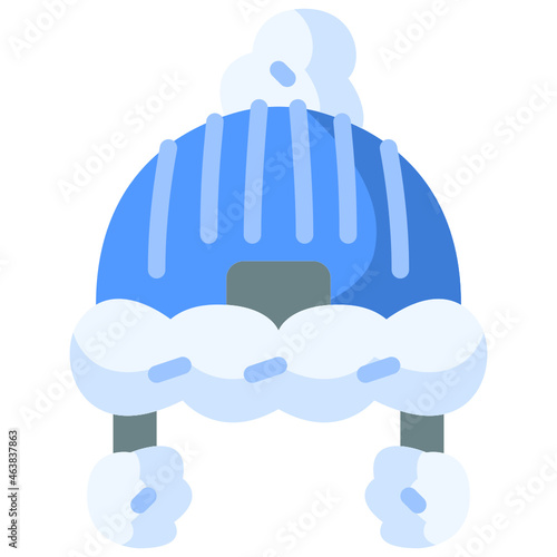 beanie flat icon