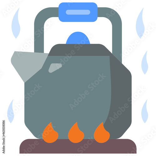 tea pot flat icon