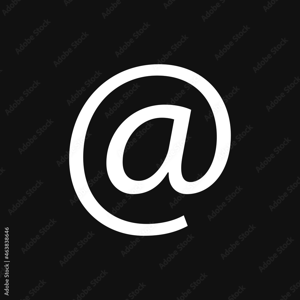 Open mail icon on grey background Open mail icon on grey background