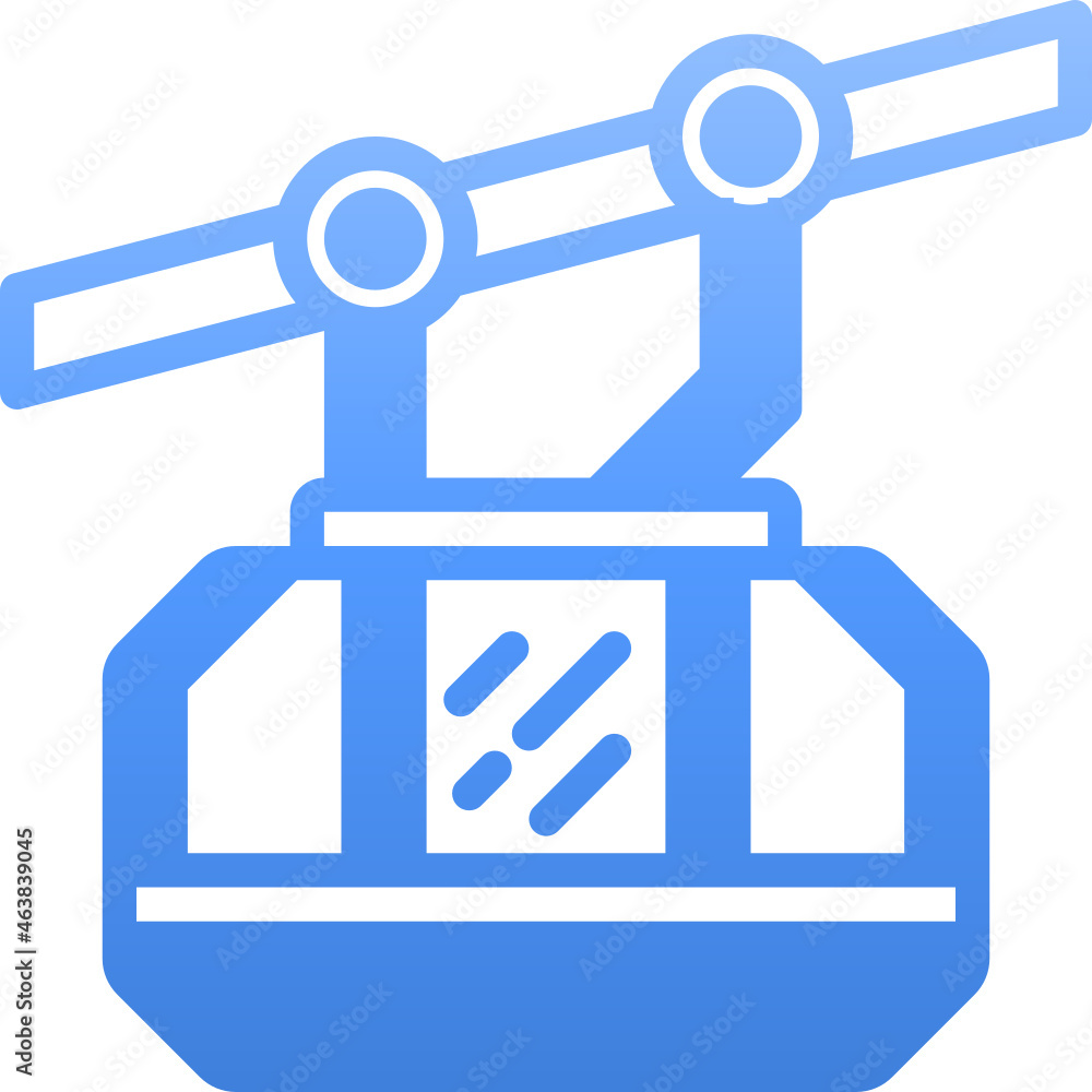 gondola gradient icon gondola gradient icon