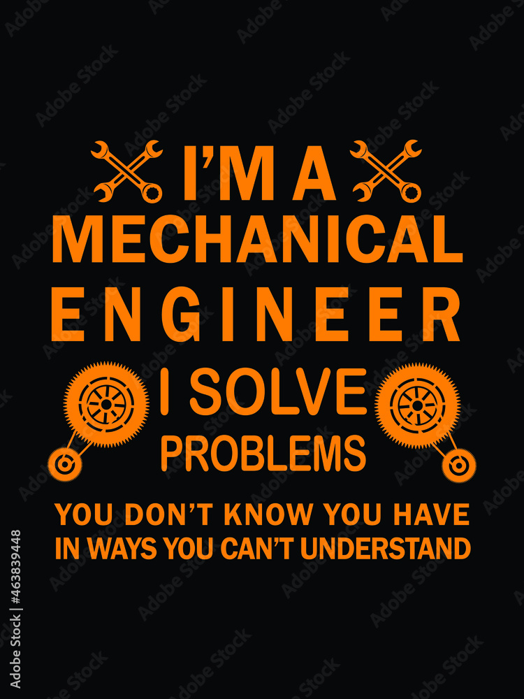 I am a Mechanical Engineer student.I have no Life quotes. Is Ready To Print On T-Shirt Vector.Mechanic Gift, Mechanical Engineers T Shirt Vector - Typography, vintage.
