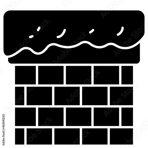 chimney solid icon