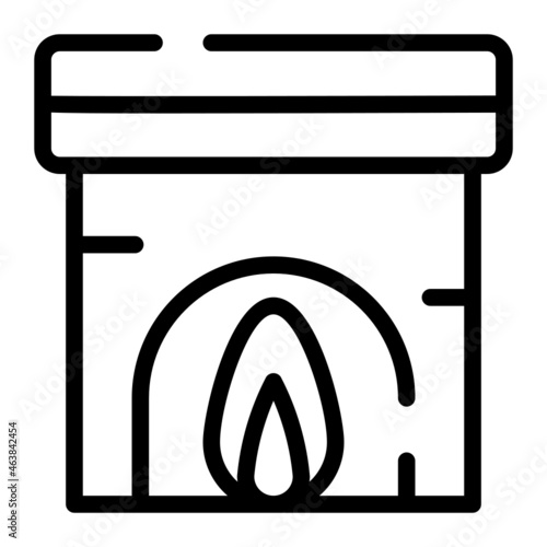 Fireplace icon