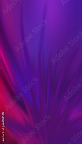 Dark abstract futuristic background. Digital explosion  ultraviolet neon glow  blurred geometric lines.