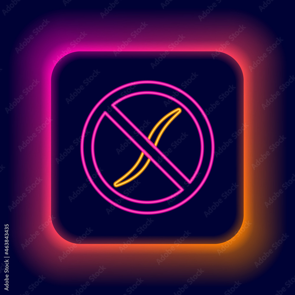 Glowing neon line Anti worms parasite icon isolated on black background. Colorful outline concept. Vector Glowing neon line Anti worms parasite icon isolated on black background. Colorful outline concept. Vector