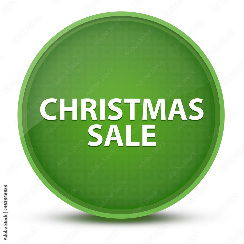 Christmas sale luxurious glossy green round button abstract Christmas sale luxurious glossy green round button abstract