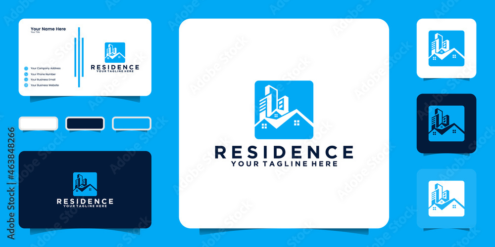 city building logo design inspiration and business card city building logo design inspiration and business card