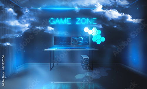 Interior for computer games...