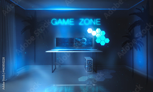 Interior for computer games...
