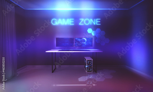 Interior for computer games...