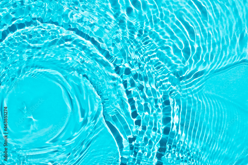 Banner or background for advertising cosmetics with blue water spills. Natural sunlight and shade. Beautiful bursts and glare. Summer mood. Minimal style. Banner or background for advertising cosmetics with blue water spills. Natural sunlight and shade. Beautiful bursts and glare. Summer mood. Minimal style.