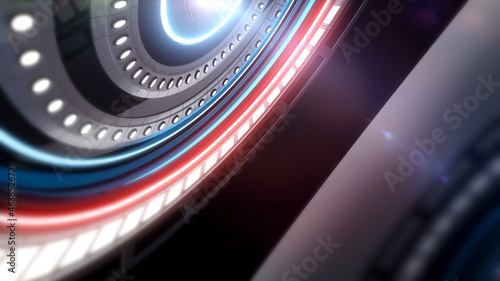 Fototapeta Naklejka Na Ścianę i Meble -  Abstract technical background. Hi tech backdrop. Abstract cyber 3D Background. 3D. 3D rendering