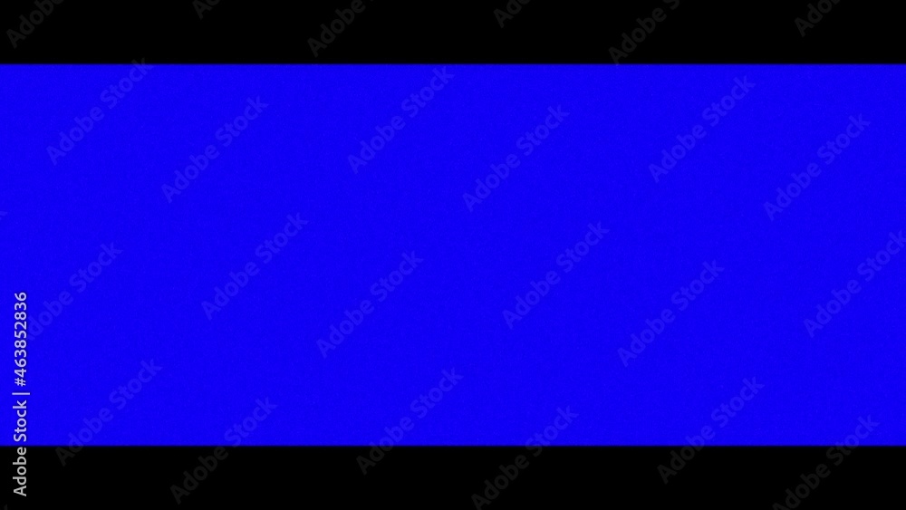 Animation of flickering blue lines and particles on distressed blue background with two black horizo Animation of flickering blue lines and particles on distressed blue background with two black horizo