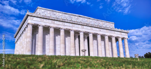 Obraz na płótnie The Lincoln Memorial in Washington, D.C. w salonie
