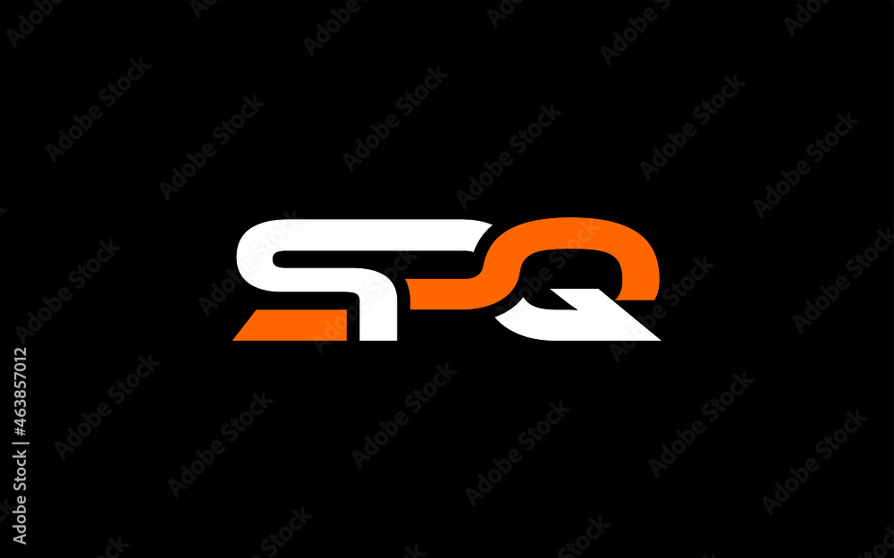 SPQ Letter Initial Logo Design Template Vector Illustration SPQ Letter Initial Logo Design Template Vector Illustration