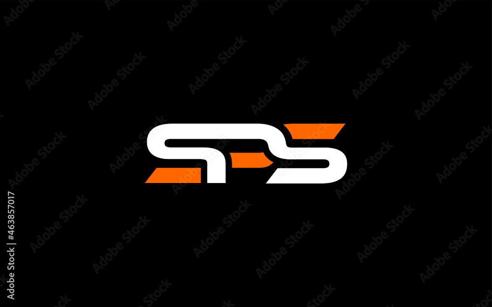 SPS Letter Initial Logo Design Template Vector Illustration