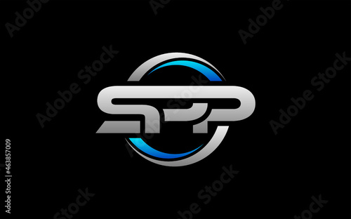 SPP Letter Initial Logo Design Template Vector Illustration photo