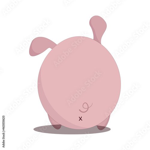 one little pink pig got offended and turned away
