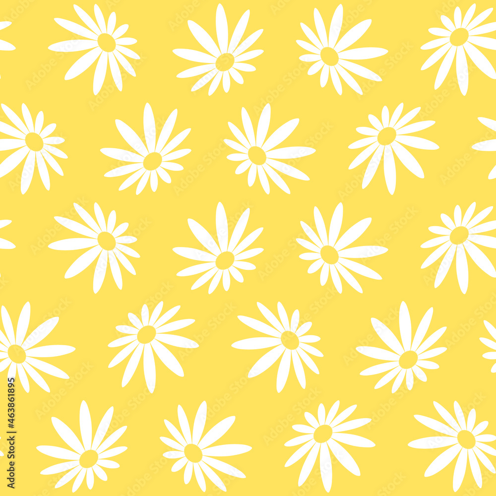 Abstract Floral Seamless Pattern With Hand Drawn Abstract Floral Seamless Pattern With Hand Drawn