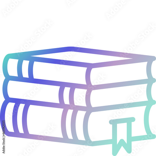 book gradient icon