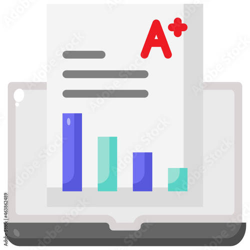 test flat icon