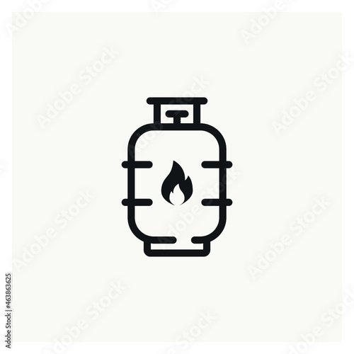 Gas Bottle Energy icon vector © Rufat