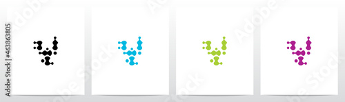 Microbiology Amoeba Paramecium Letter Logo Design Y