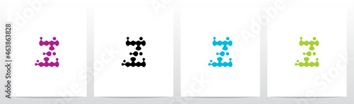 Microbiology Amoeba Paramecium Letter Logo Design Z