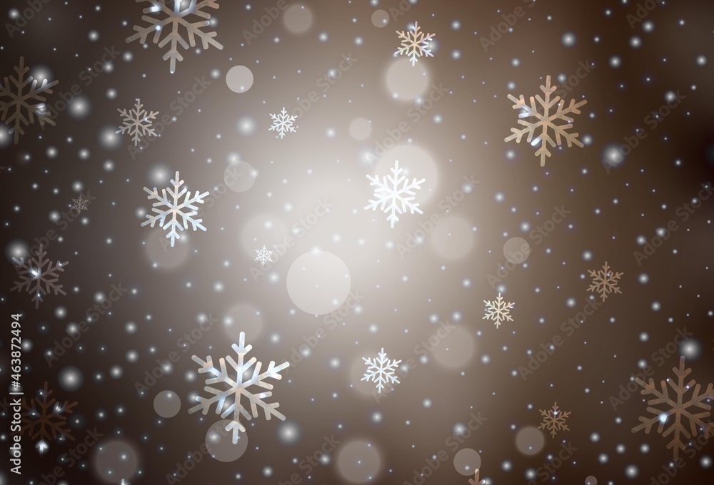 Dark Brown vector pattern in Christmas style. Dark Brown vector pattern in Christmas style.