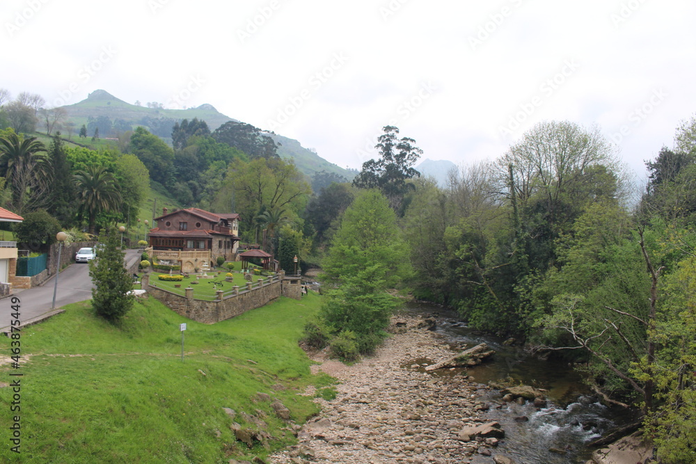 Bonito pueblo de Cantabria, con su leyenda del hombre pez. España. Bonito pueblo de Cantabria, con su leyenda del hombre pez. España.