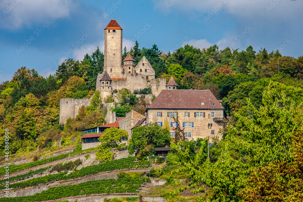 castle Hornberg, Neckarzimmern, Baden-Württemberg, Germany