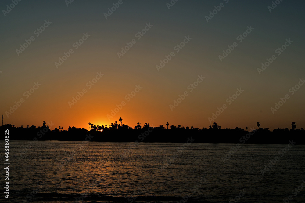 Coucher de soleil Egyptien