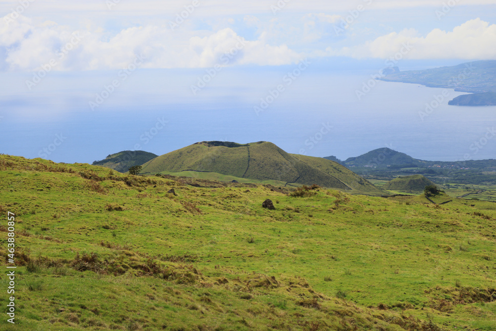 Obraz premium Volcanic landscape of the island of Pico, Azores