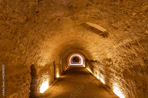 Vault under the Roman circus of Tarragona photo