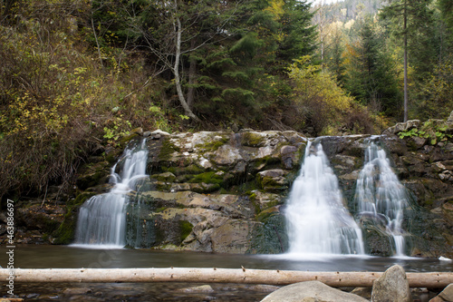 autumn scenery in the mountains