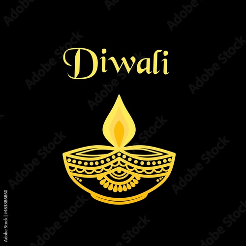 Dawali, Festival illustration design background, festival candles, mandala candles and incandescent lamps in the middle. indian festivals and celebrations