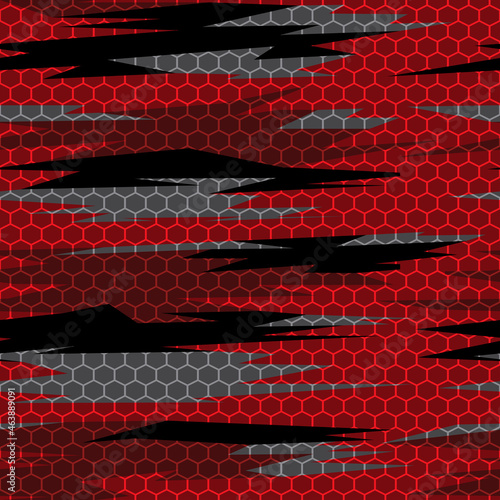 
Geometric abstraction vinyl racing pattern, vector seamless illustration.