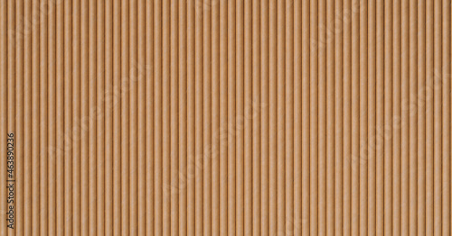Fototapeta Naklejka Na Ścianę i Meble -  A dense background of beige paper tubes for cocktails, laid out vertically in a row, copy space. Banner. Brown Vertical Stripes Pattern