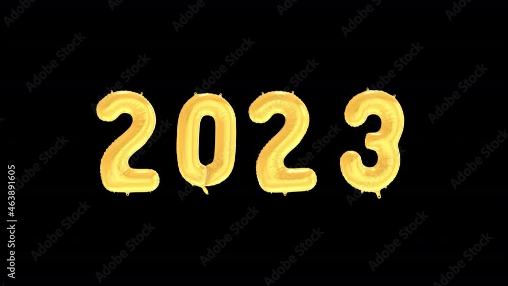 Happy New Year Celebration 2023. with Alpha Channel Prores 4444. Loop Animation. Happy New Year Celebration 2023. with Alpha Channel Prores 4444. Loop Animation.