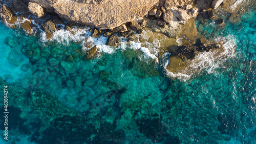 Fototapeta Naklejka Na Ścianę i Meble -  Water background coral reef sea 