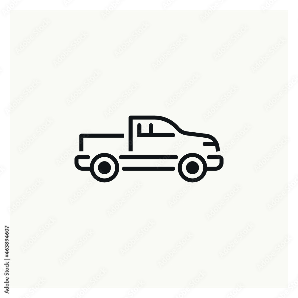 Truck Car Vehicle icon vector