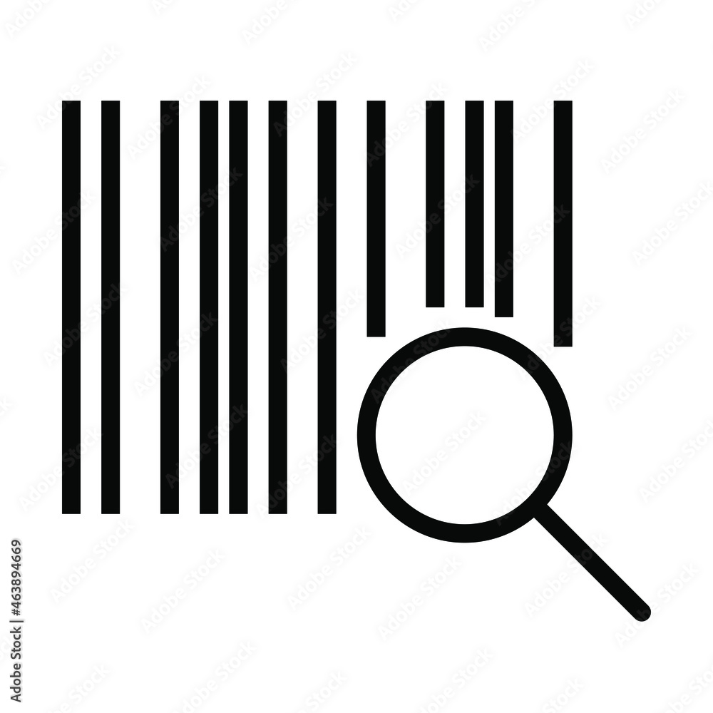 QR Code flat line icon. Wireless RFID chip and radio-frequency identificationscanner, package code, barcode. Outline sign for mobile concept and web design, store QR Code flat line icon. Wireless RFID chip and radio-frequency identificationscanner, package code, barcode. Outline sign for mobile concept and web design, store