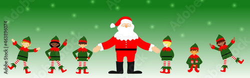 サンタクロースとエルフ