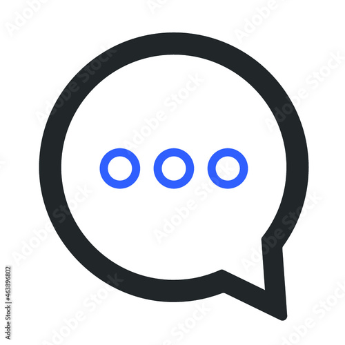 chatting  messaging icon design vector