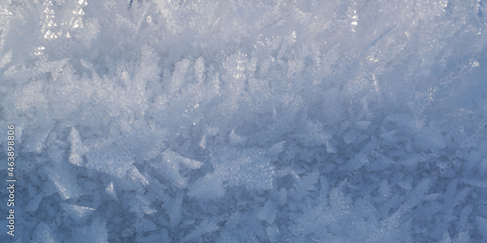 snowdrift on a frosty day with beautiful crystals snowdrift on a frosty day with beautiful crystals