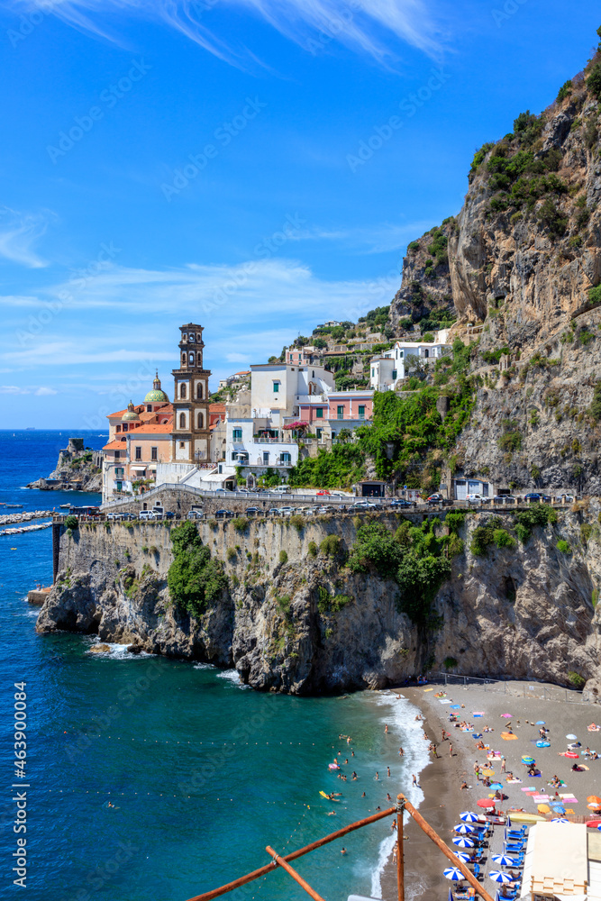 The Amalfi Coast - sea, mountains and wonderfully colored buildings