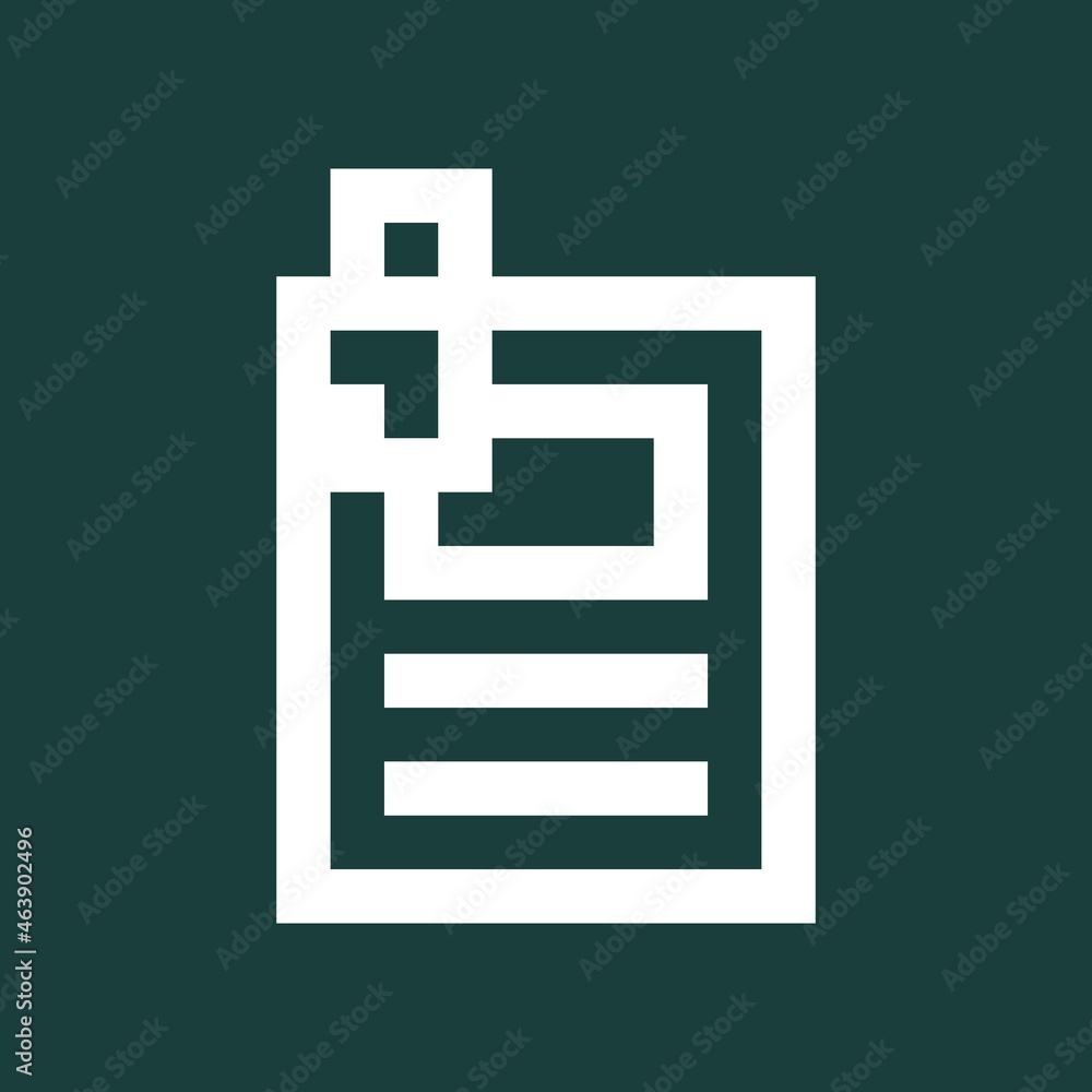 Document icon pixel art. Paper Icon design, white chalk. Draw a picture on the blackboard. Vector illustration. Document icon pixel art. Paper Icon design, white chalk. Draw a picture on the blackboard. Vector illustration.