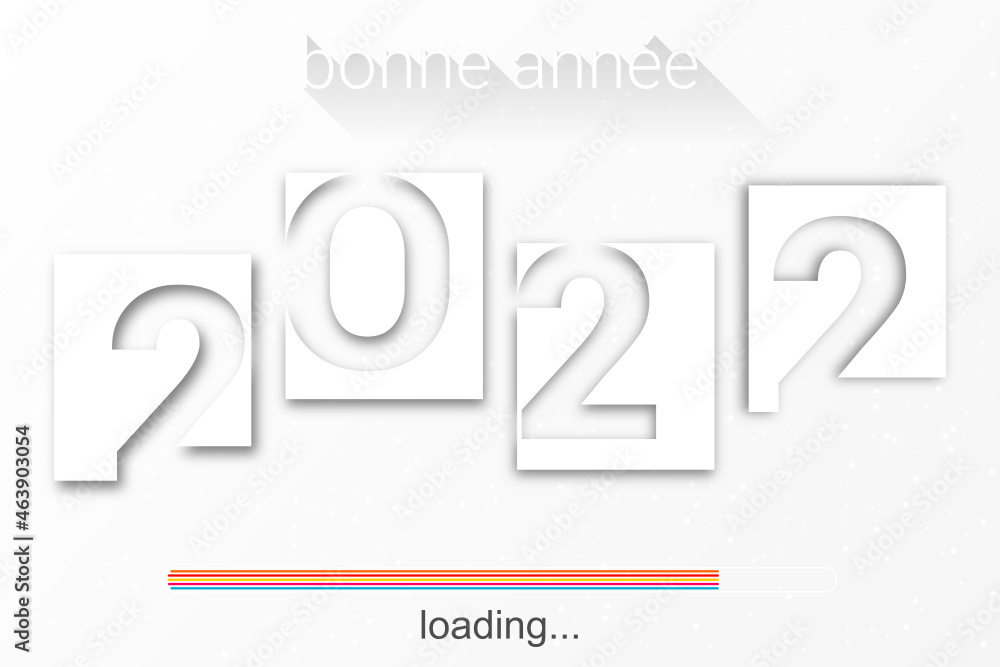 2022 - Bonne année - happy new year 2022 - Bonne année - happy new year