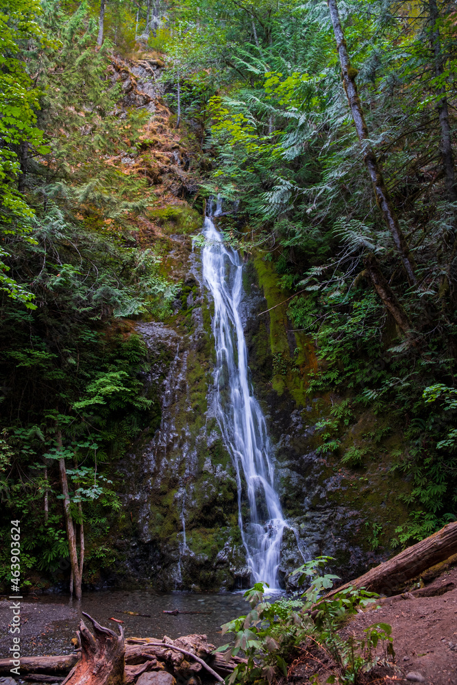 Picturesque Madison Falls at Olympic National Park Elwha River Picturesque Madison Falls at Olympic National Park Elwha River
